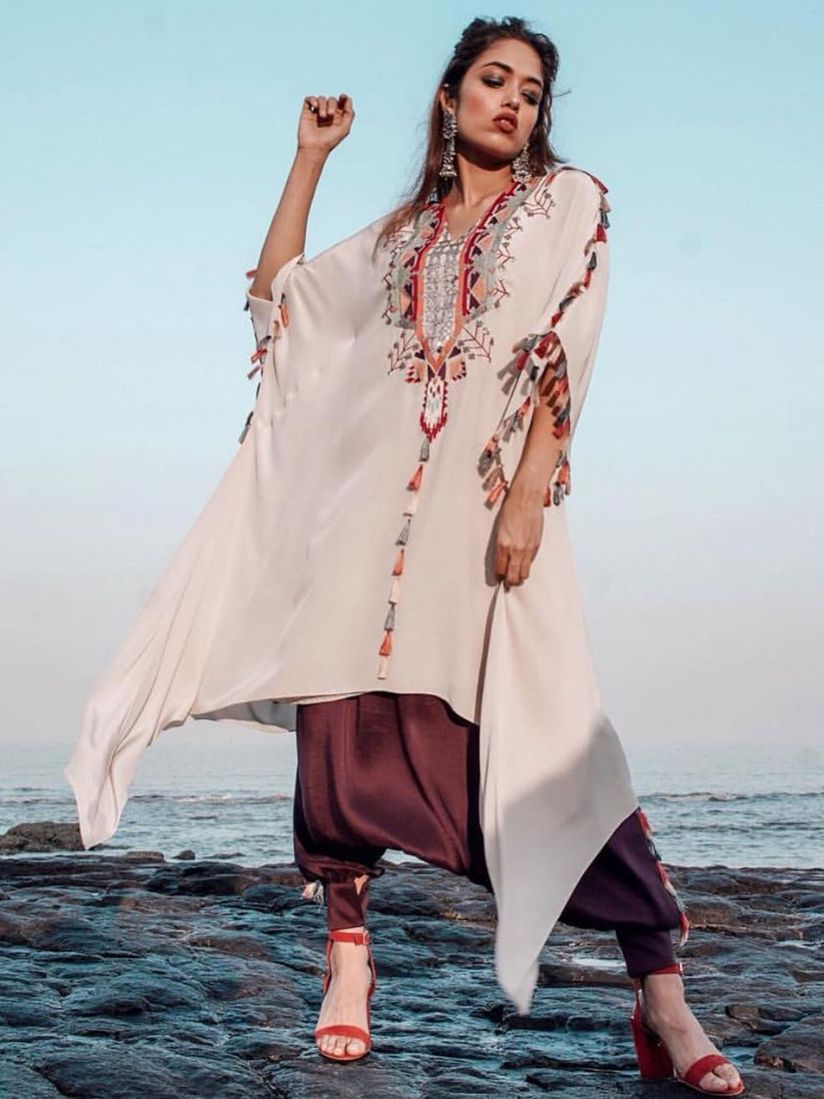 kaftan style kurta