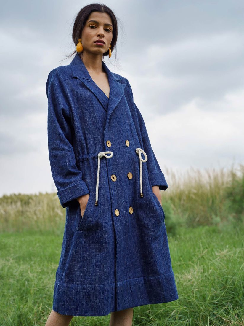 Indigo coat Clearance