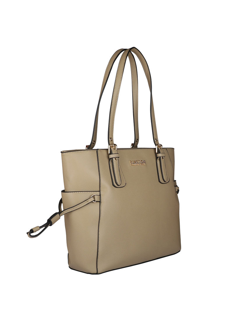 Kenneth Cole Handbags Beige Solid Handbag Kenneth Cole Beige Solid Handbag