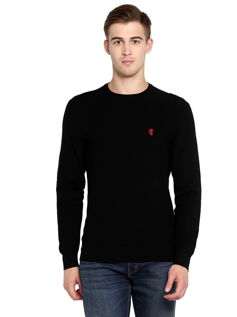 Red tape black sweater clearance