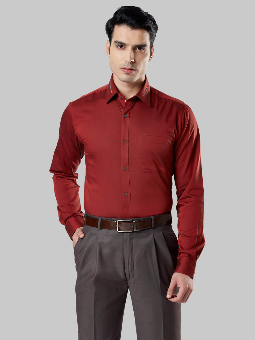 Raymond maroon shirt Clearance