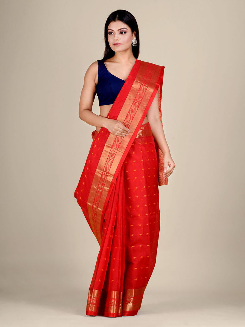 latest tant saree
