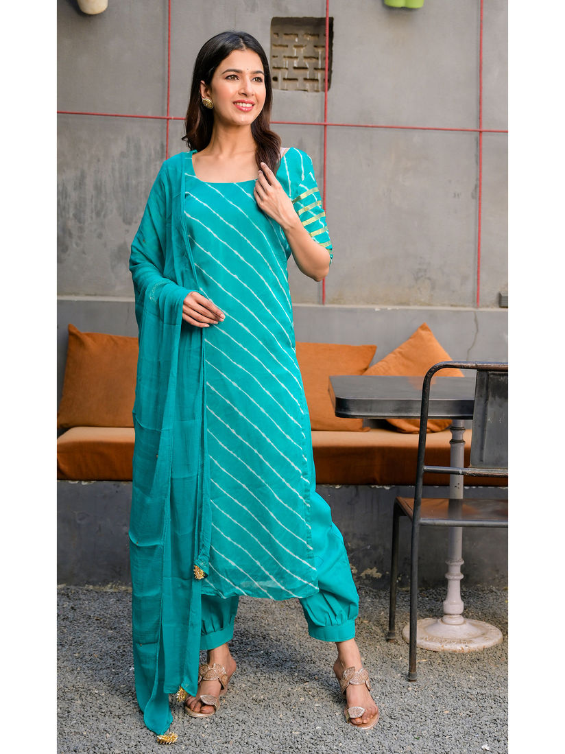 Leheriya salwar suit clearance