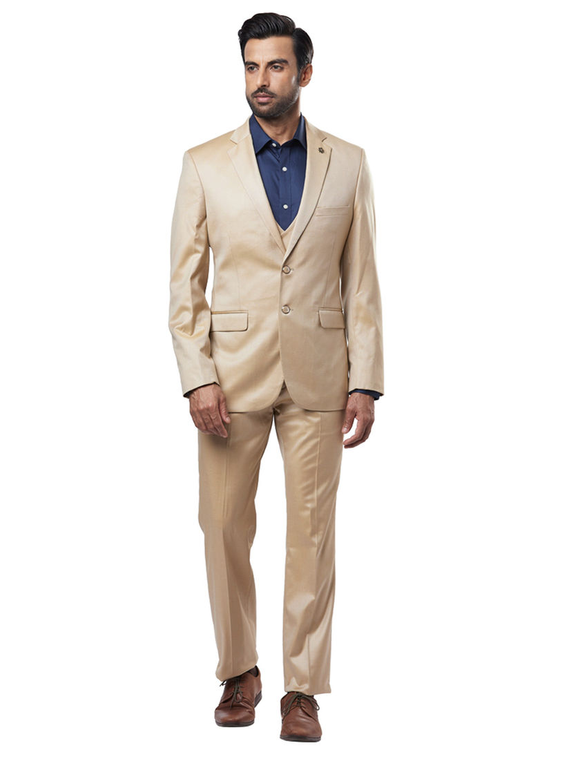 Raymond Suits Buy Raymond Dark Fawn Solid 3 Piece Suit Online Nykaa Fashion Raymond suit fabric embark feel of perfect style and comfort for present generation. raymond dark fawn solid 3 piece suit
