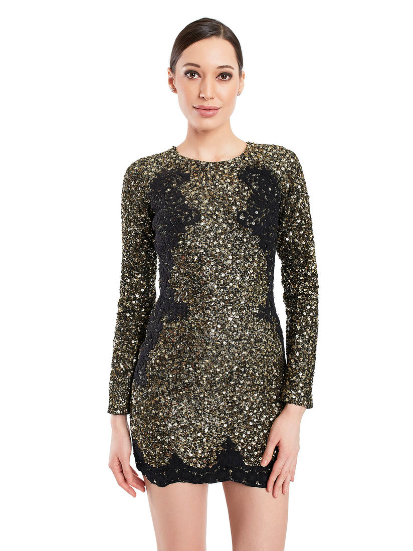Sequence on a dress clearance