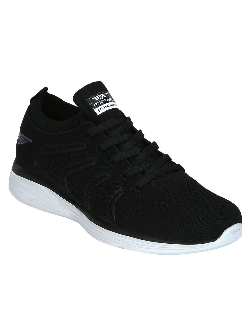 red tape black running shoes