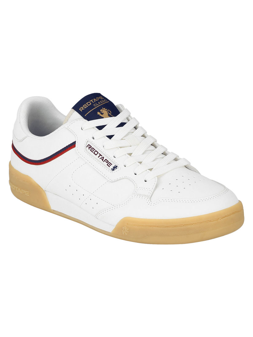Red tape classic white sneakers clearance