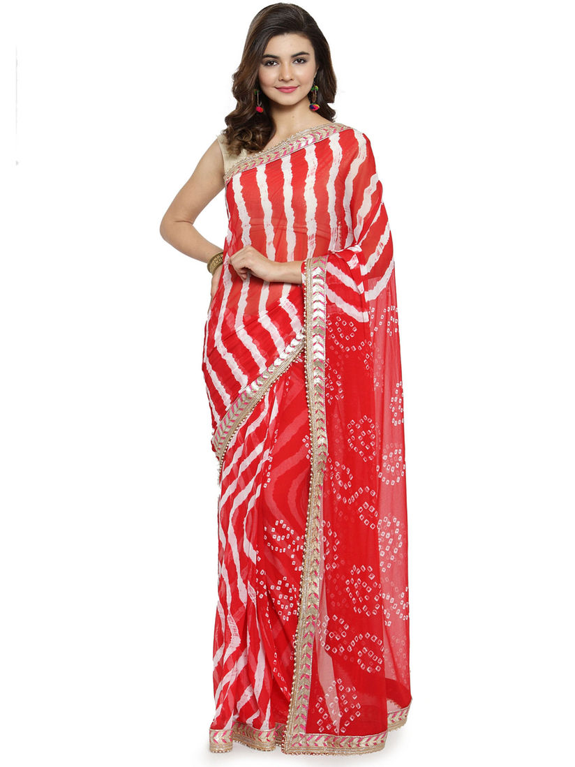chiffon saree gown