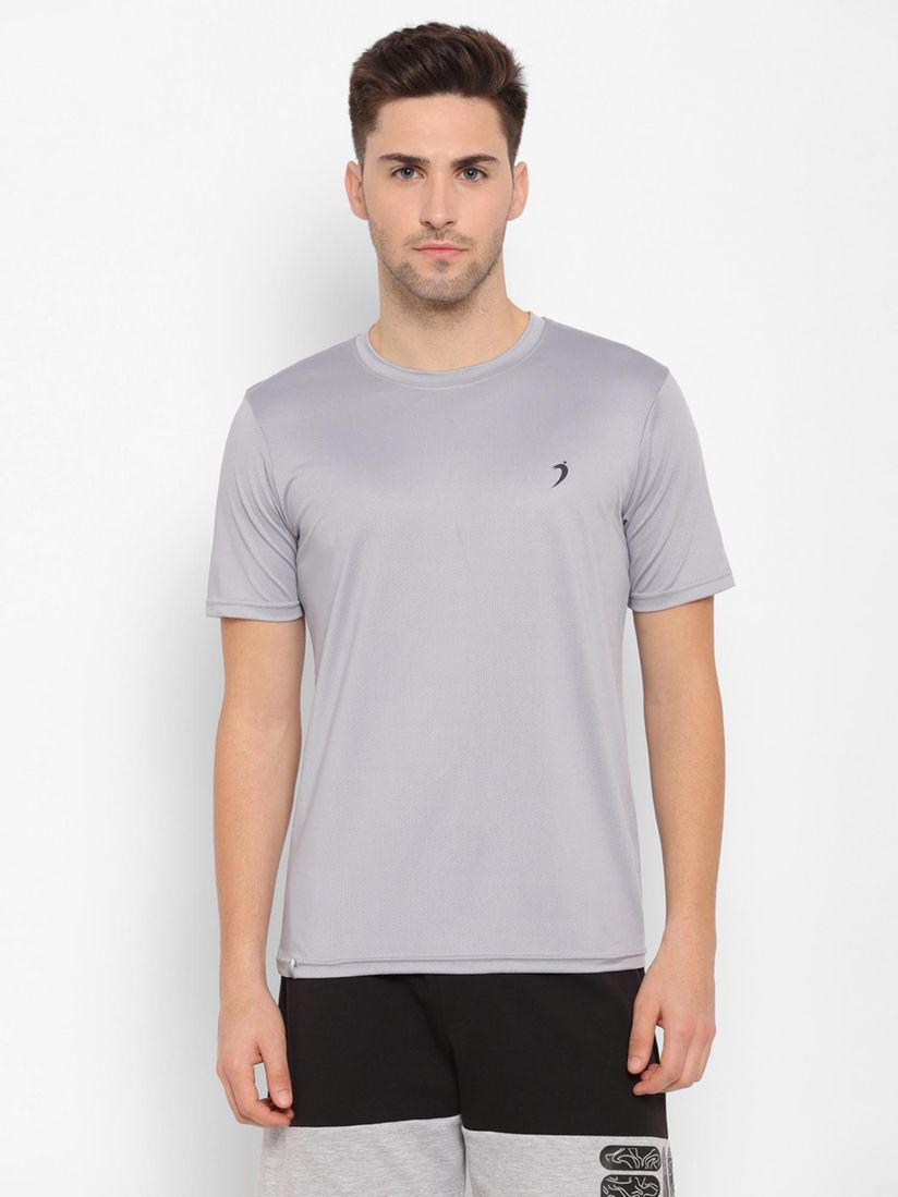 light grey polyester shirt