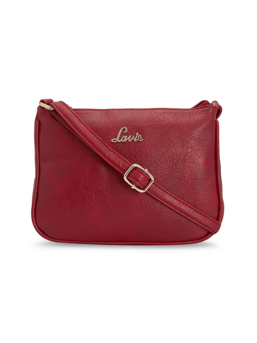 lavie maroon handbag