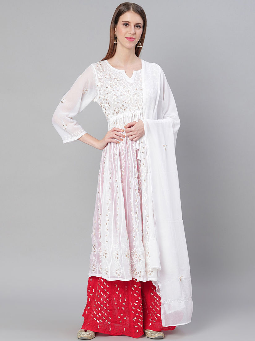 Chikankari sharara online Clearance