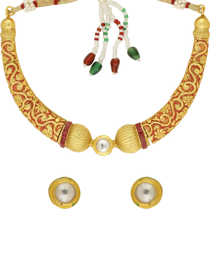 Shoshaa Jewellery Sets Buy Shoshaa Gold Plated Small Hasli Necklace With Earrings Online Nykaa Fashion Antique jewellery designs fancy jewellery gold jewellery design temple jewellery bead jewellery silver bridal maharani hasli. shoshaa gold plated small hasli necklace with earrings