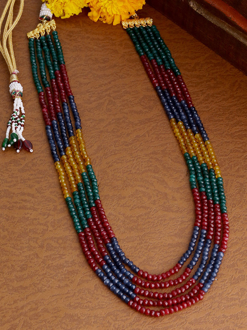 Shoshaa Necklaces And Chokers Buy Shoshaa Multi Color Onyx Necklace Online Nykaa Fashion