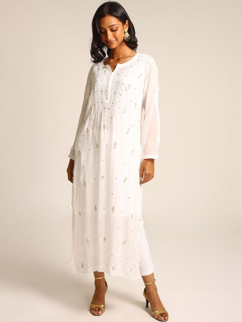 Shades Kurtis Kurtas And Tunics Buy Shades White Chikankari Ring Work Mukaish Kurti Online Nykaa Fashion Sort by :, exclude sold out. shades white chikankari ring work mukaish kurti