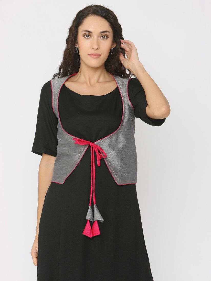 Deep boat neck kurti clearance