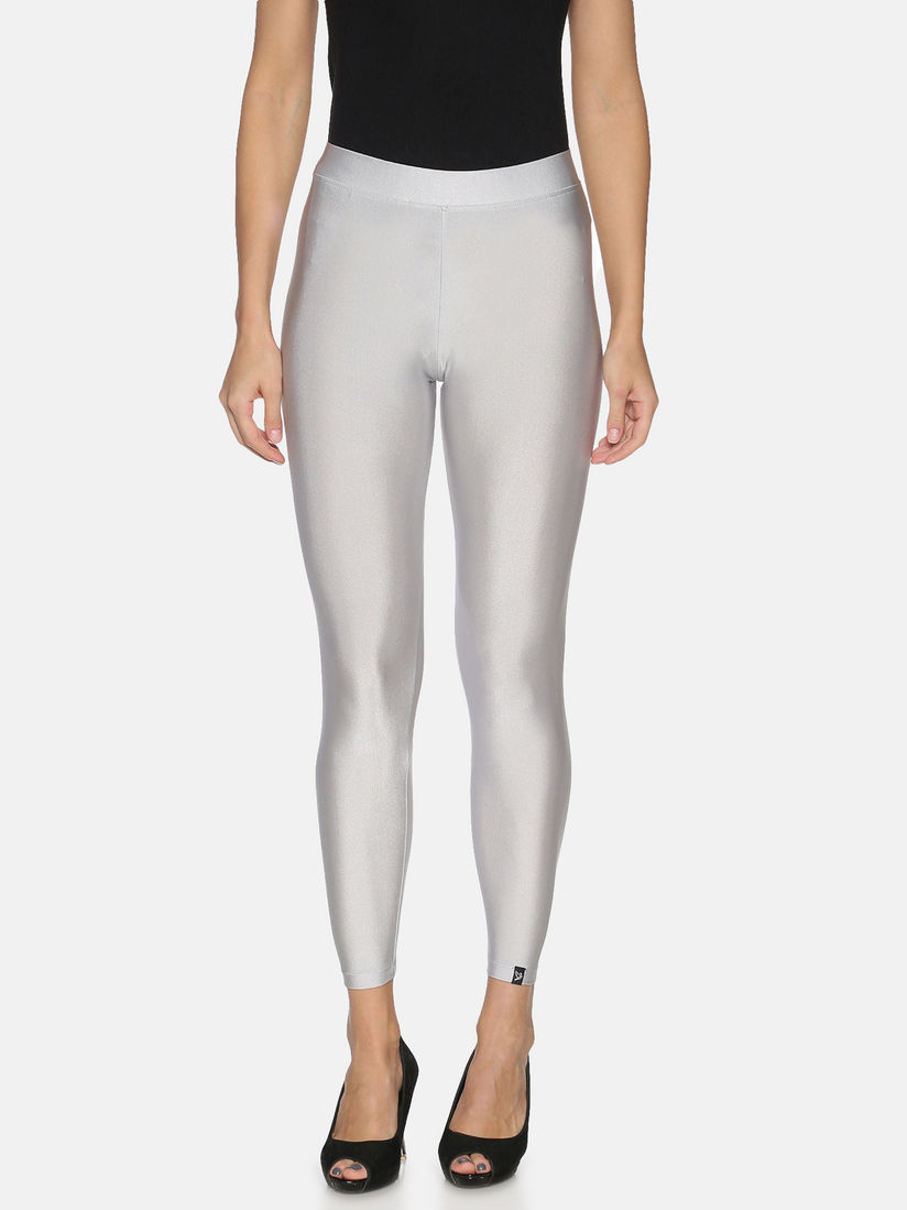 Silver leggings online Clearance