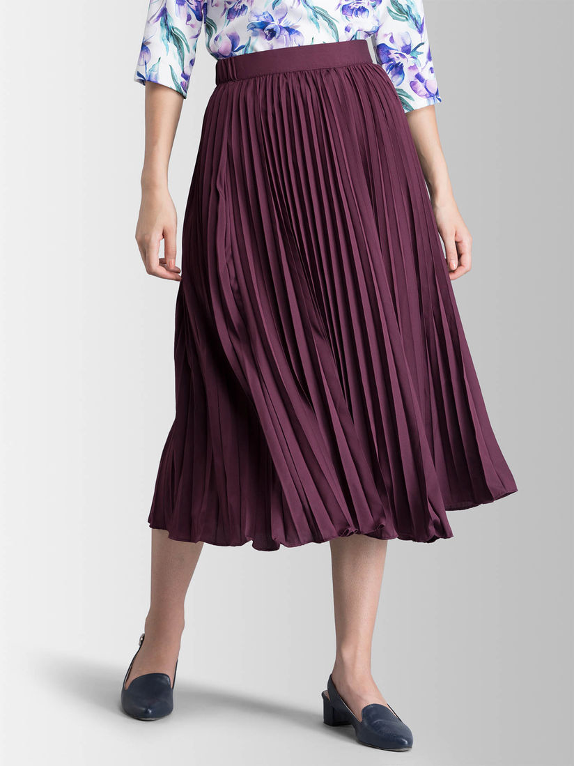 Buy pleated skirt online india clearance