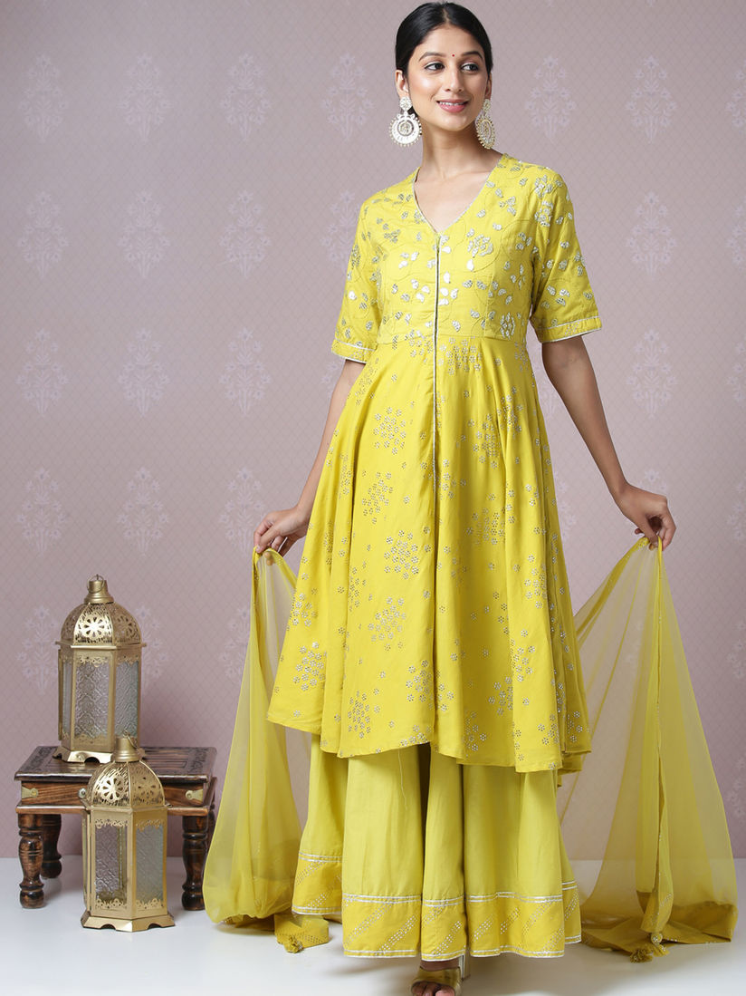 Biba kurti skirt set clearance