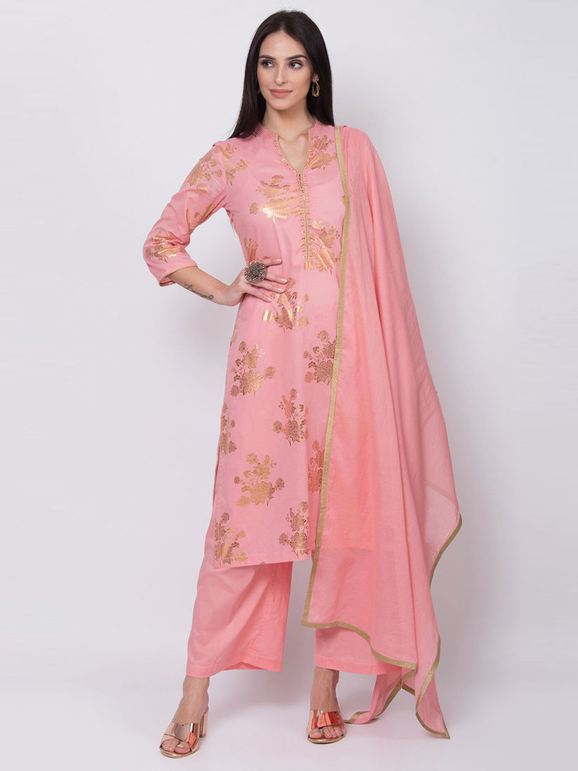 Biba pink kurta Clearance