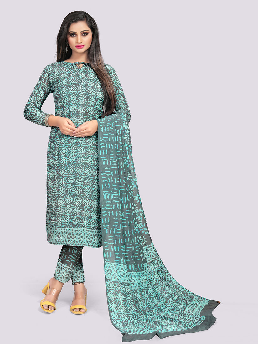 Biba unstitched dress material online clearance