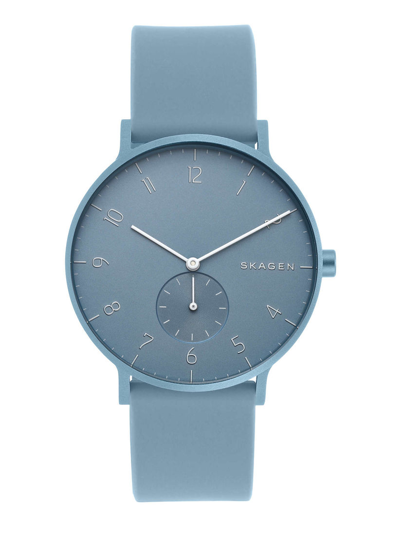 skagen gold and silver watch