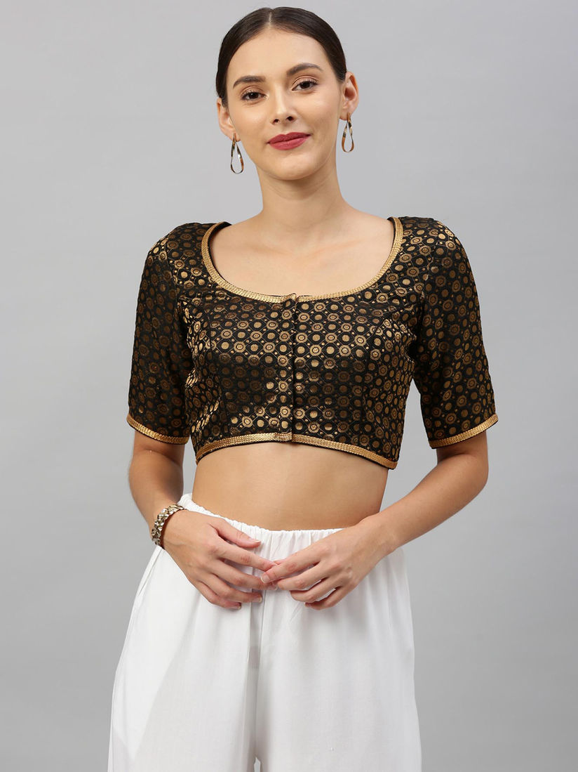 Soch Blouse Buy Soch Black Printed Blouse Online Nykaa Fashion If you are looking for a one stop solution in clothing segment besides the offline brick mortar stores, soch studio also doles out online shopping experience and assures best customer service experience. soch black printed blouse