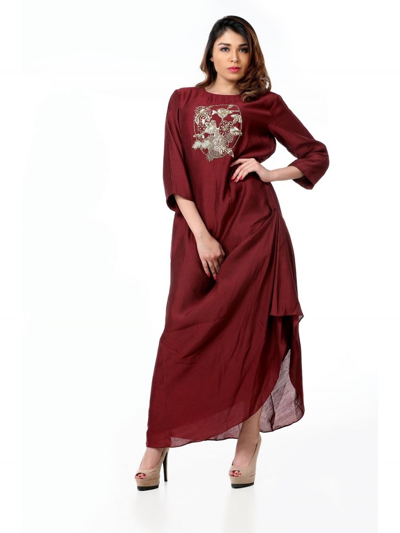 Drape style kurtis online Clearance