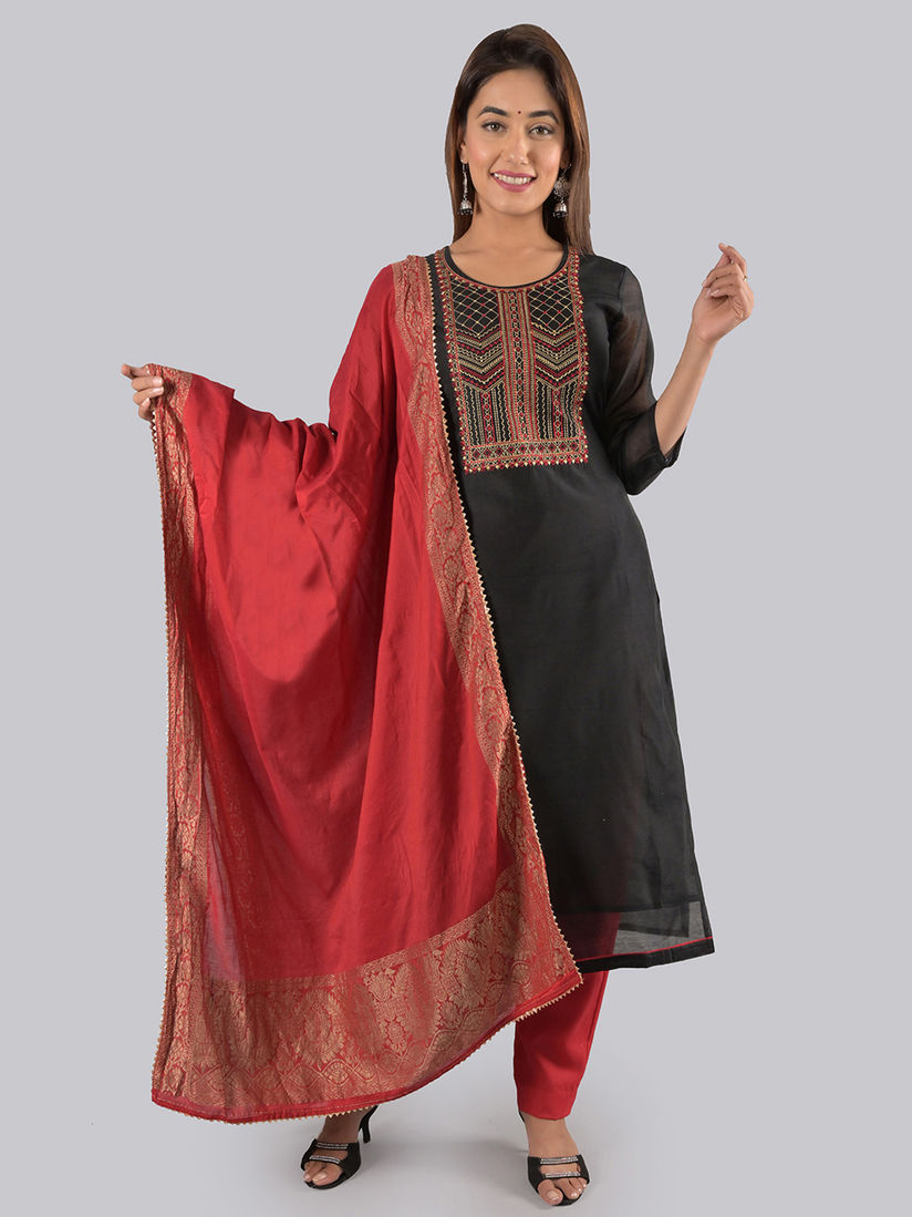 Biba unstitched dress material online clearance
