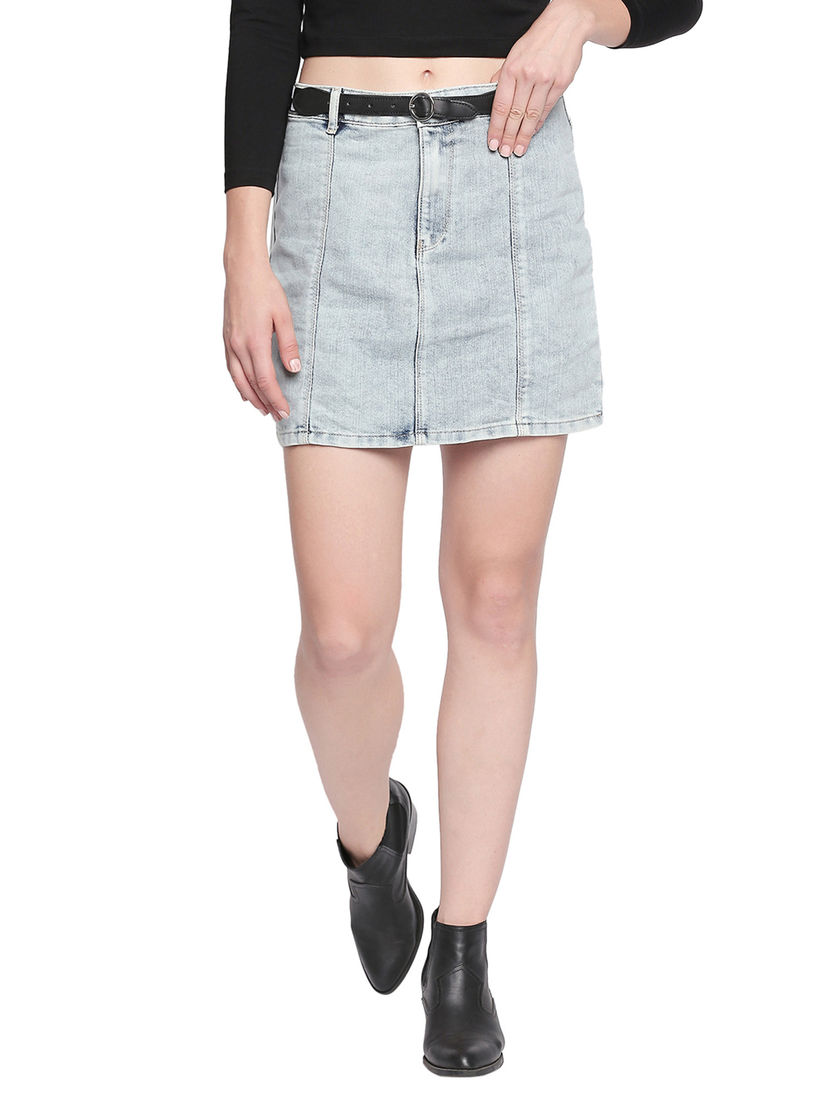 mid rise mini skirt