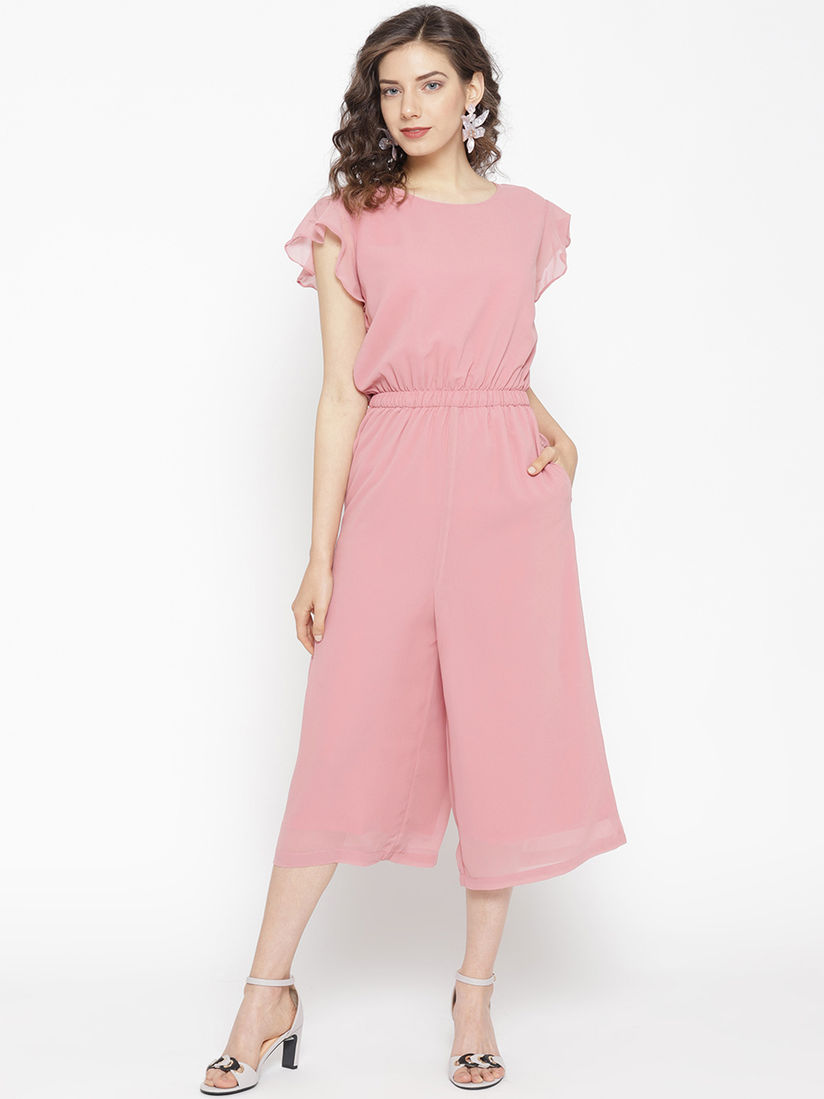 light pink jumpsuit