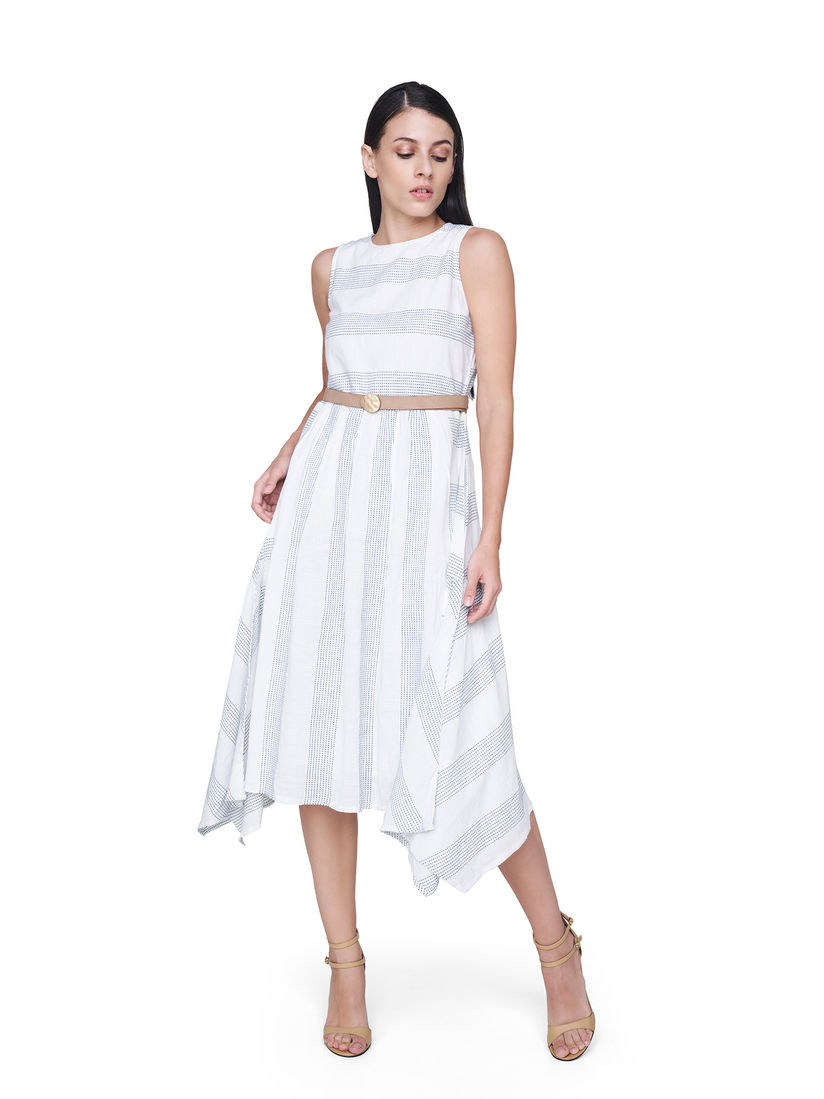 white handkerchief dress