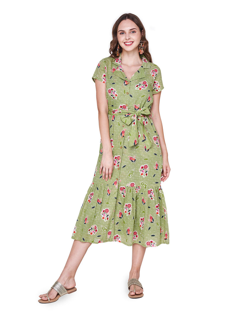 Global desi green dress clearance