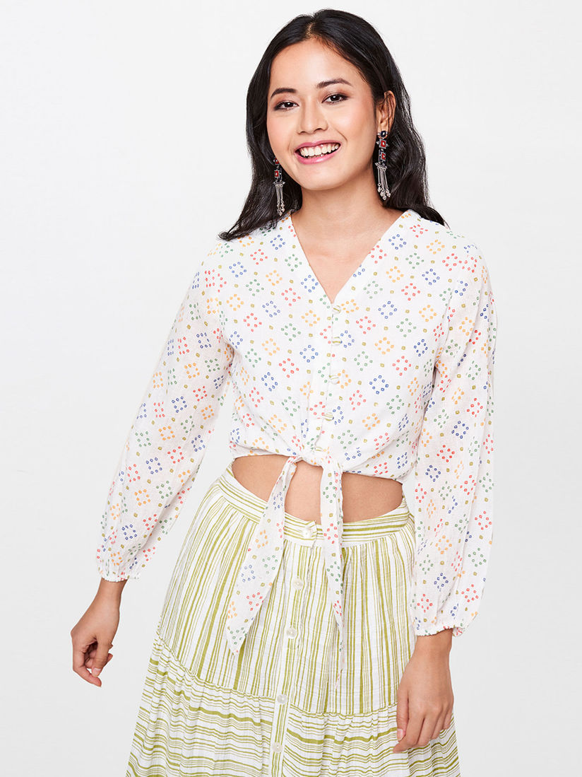 Global Desi Tops Buy Global Desi White Printed Crop Top Online Nykaa Fashion The brand serves for the fashionable you and puts across endless options.