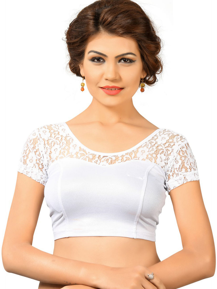 White readymade blouse clearance