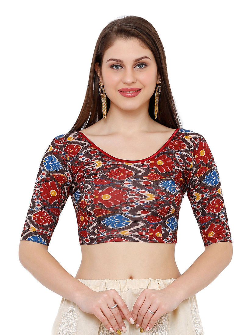 Salwar Studio Blouse Buy Salwar Studio Multi Color Stretchable