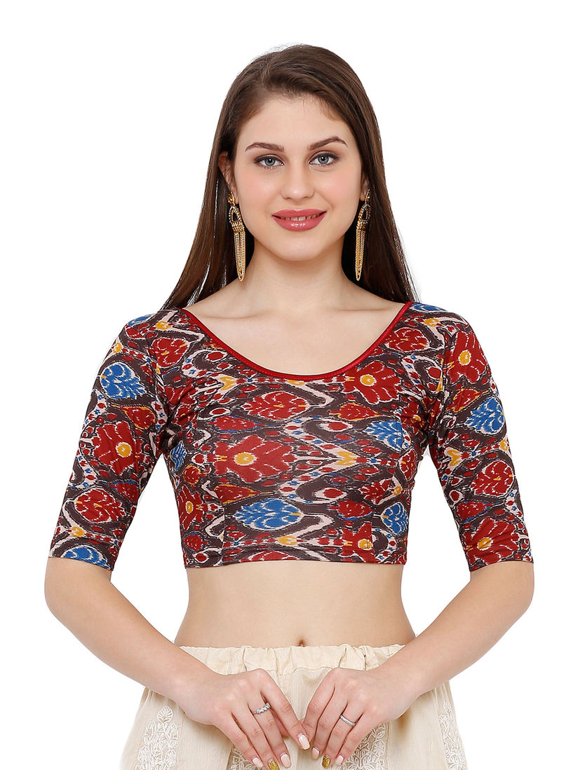 Stitched blouse online clearance
