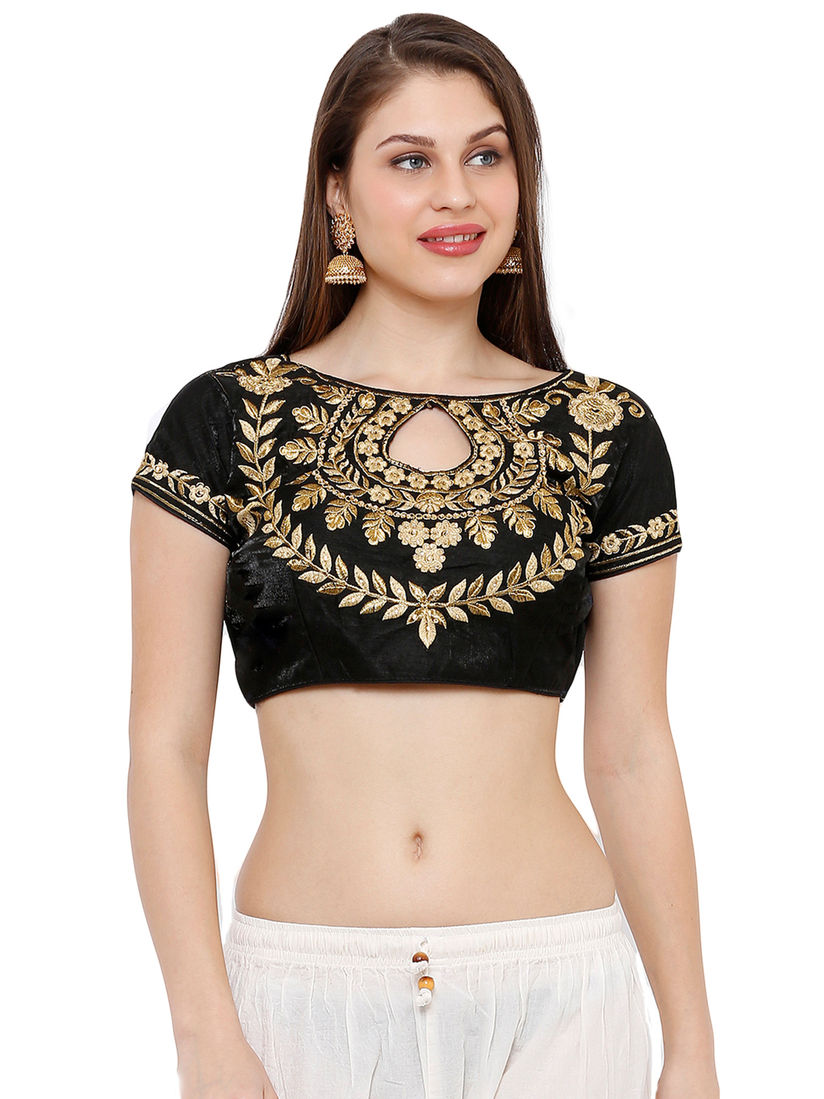 Salwar Studio Blouse Buy Salwar Studio Black Embroidery