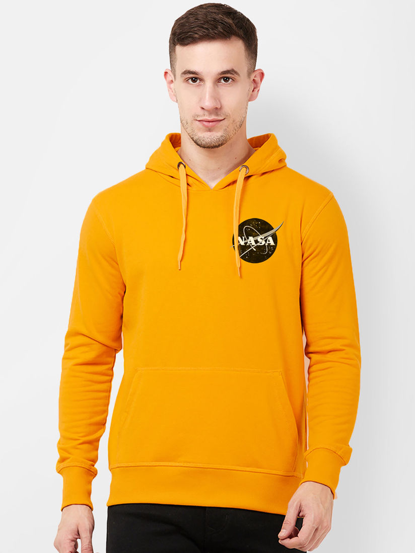 yellow nasa hoodie