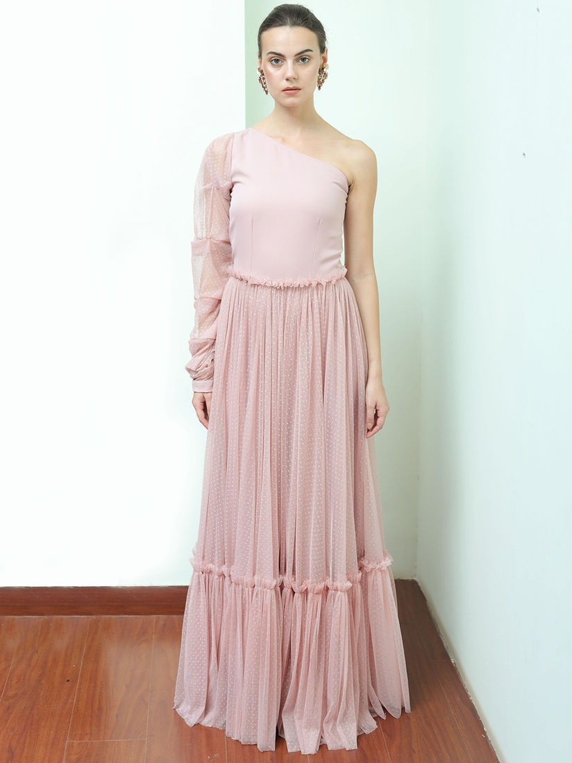 Crepe gown online Clearance