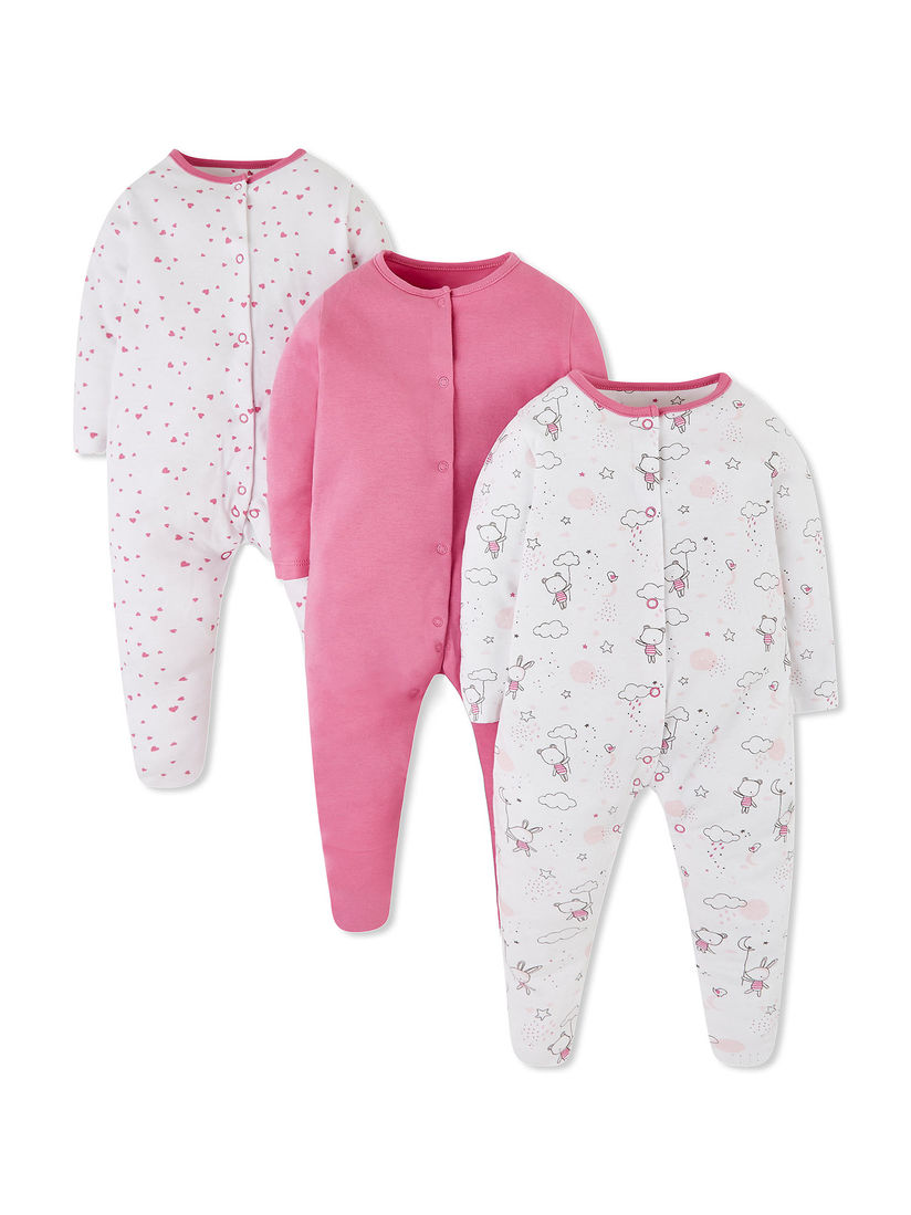 Mothercare Kids Bodysuits Rompers Buy Mothercare White Pink Printed Romper Pack Of 3 Online Nykaa Fashion Mother care & health centre pvt ltd. mothercare mothercare white pink printed romper pack of 3