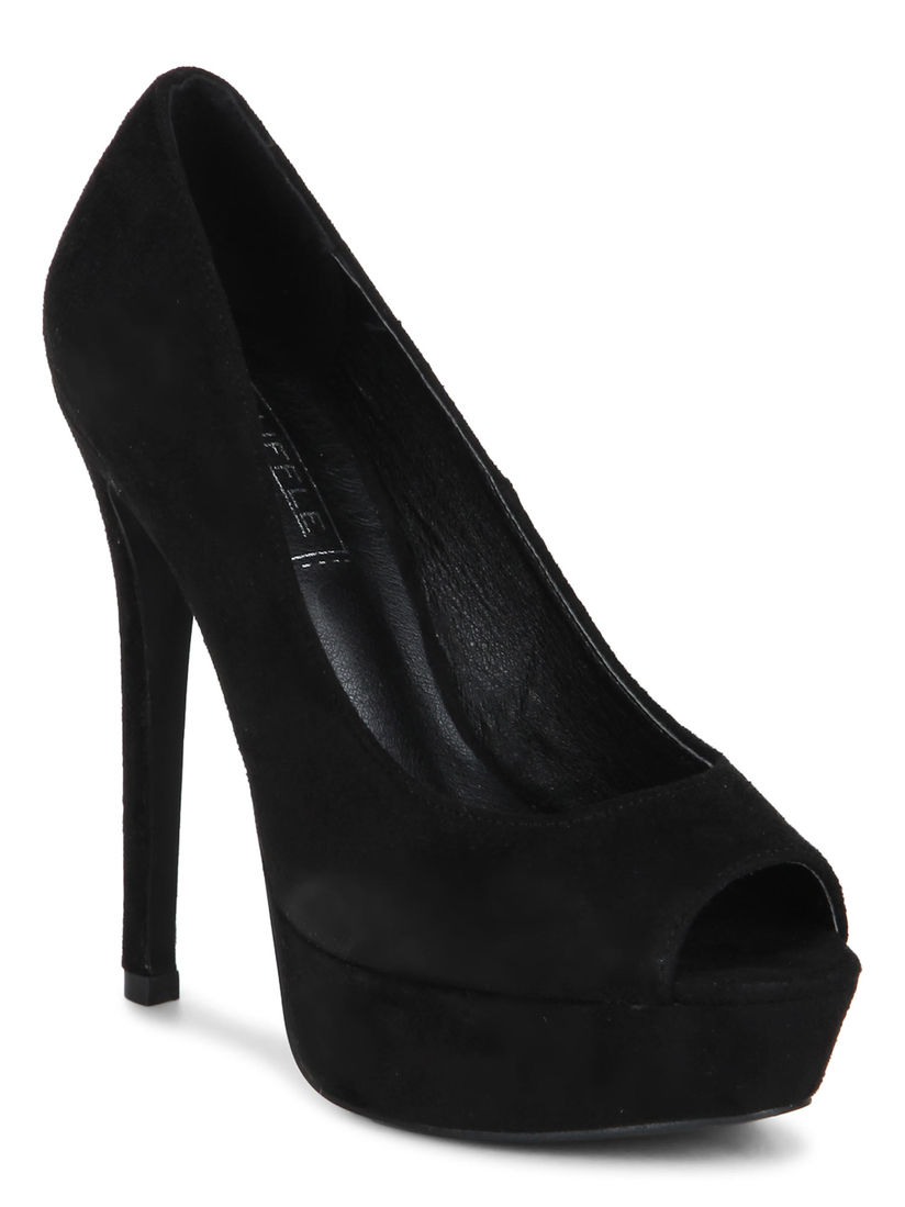 Truffle collection black heels clearance