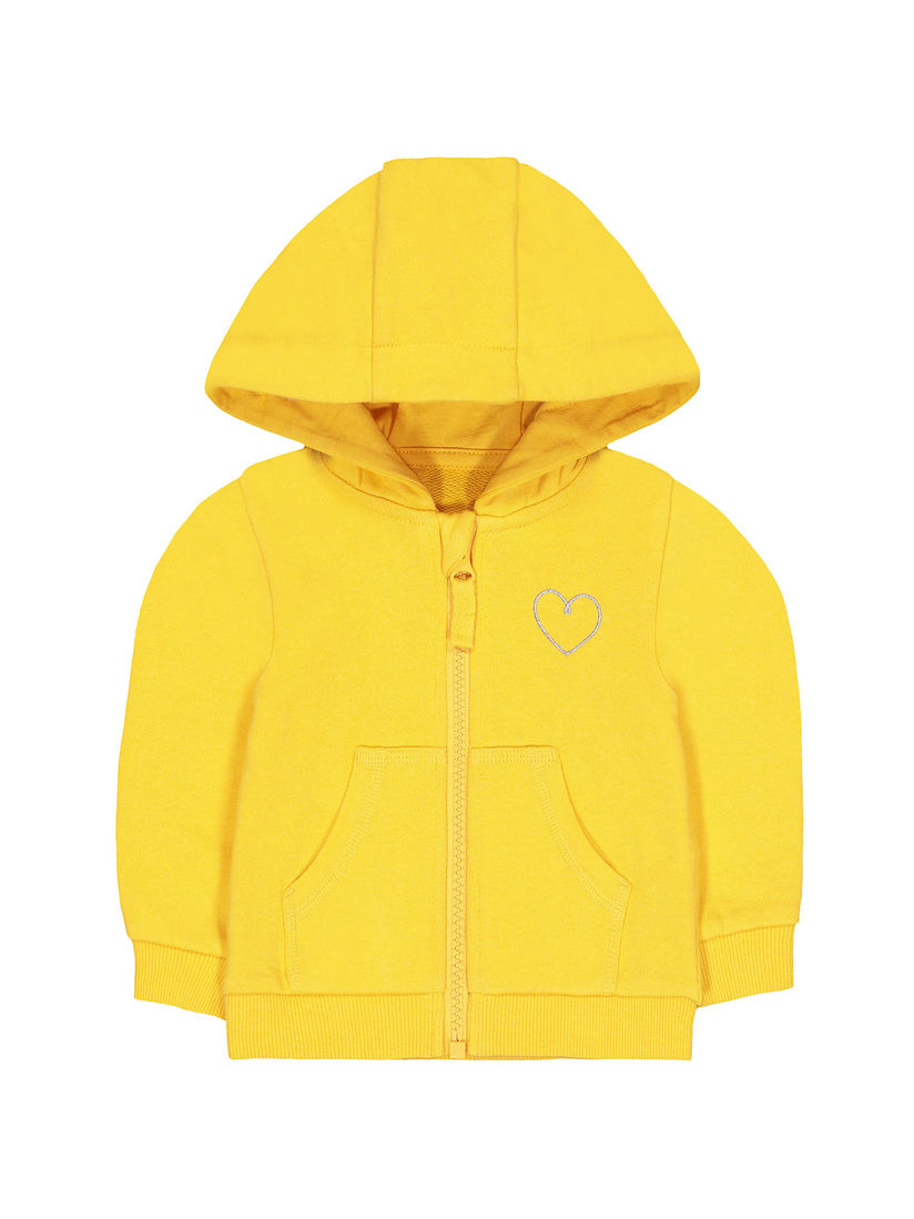 solid yellow hoodie