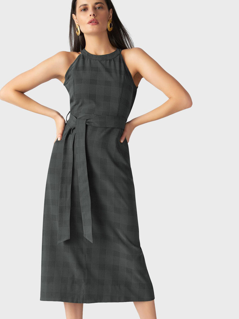 The Label Life Dresses Buy The Label Life Seaweed Plaid Belted Dress Online Nykaa Fashion The label life lace asymmetric ruffle dress.