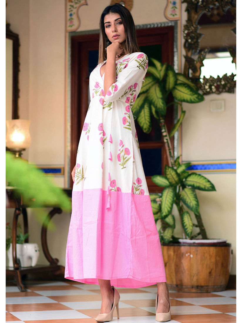 pink big dress