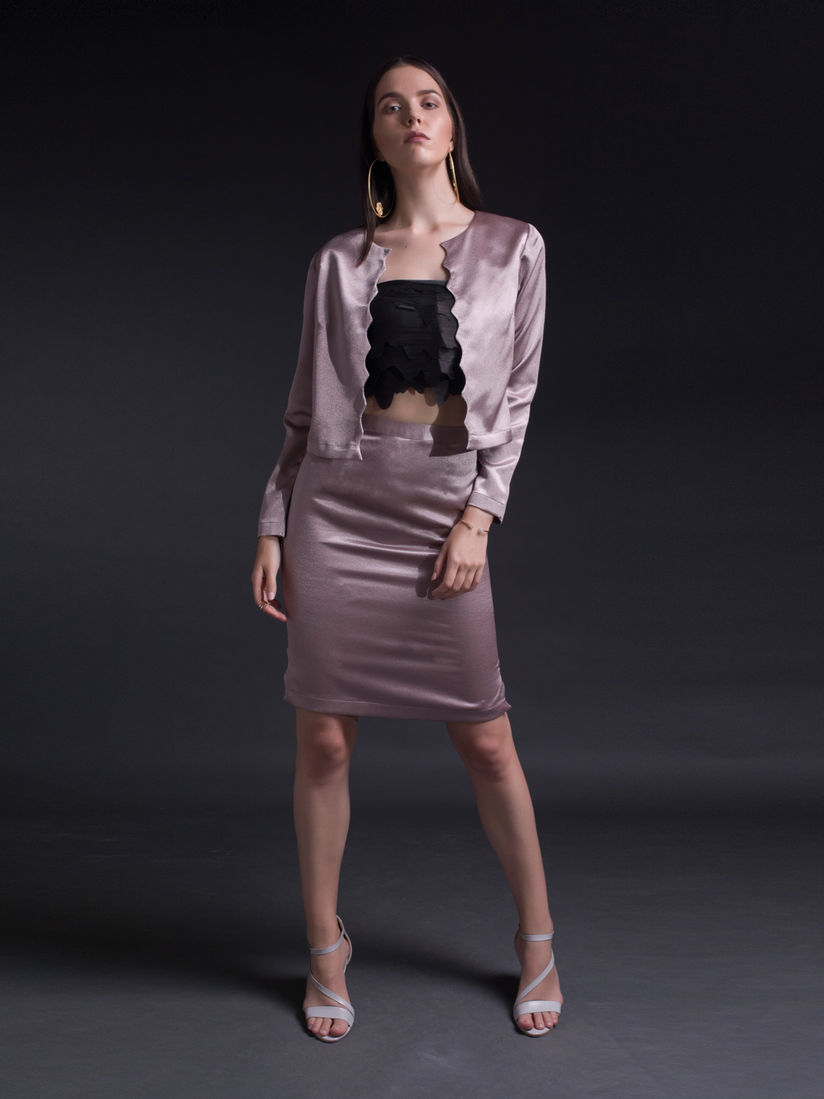 lavender bolero jacket