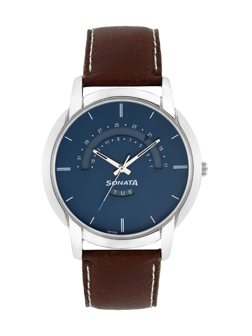 sonata watch blue