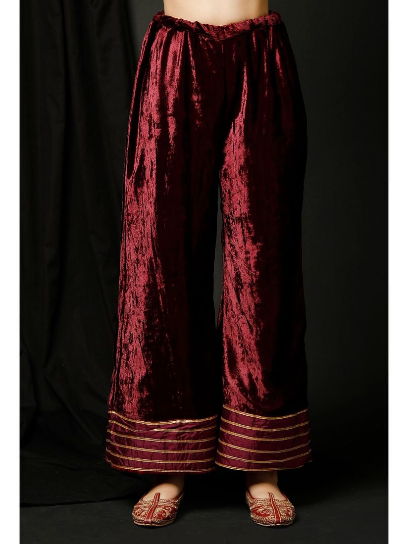 Palazzo velvet Clearance