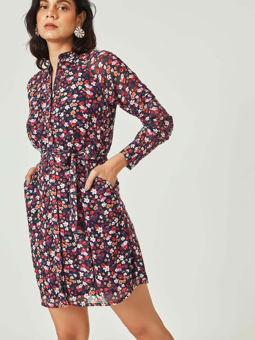 The Label Life Dresses Buy The Label Life Blue Floral Midi Dress Online Nykaa Fashion With new styles dropping every week and express shipping on every order. the label life blue floral midi dress