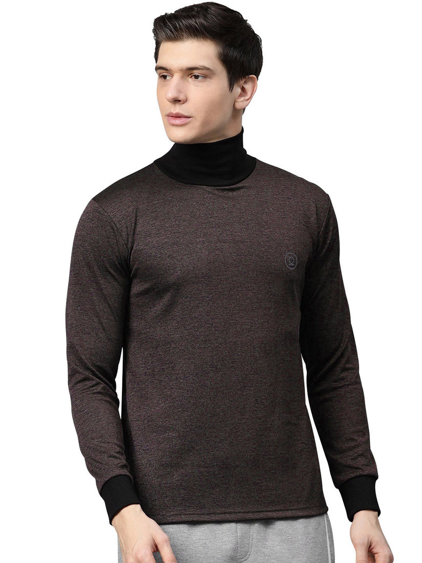 Buy Chkokko Brown Men Gym T-Shirt 