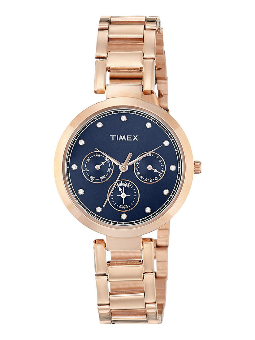 timex blue dial